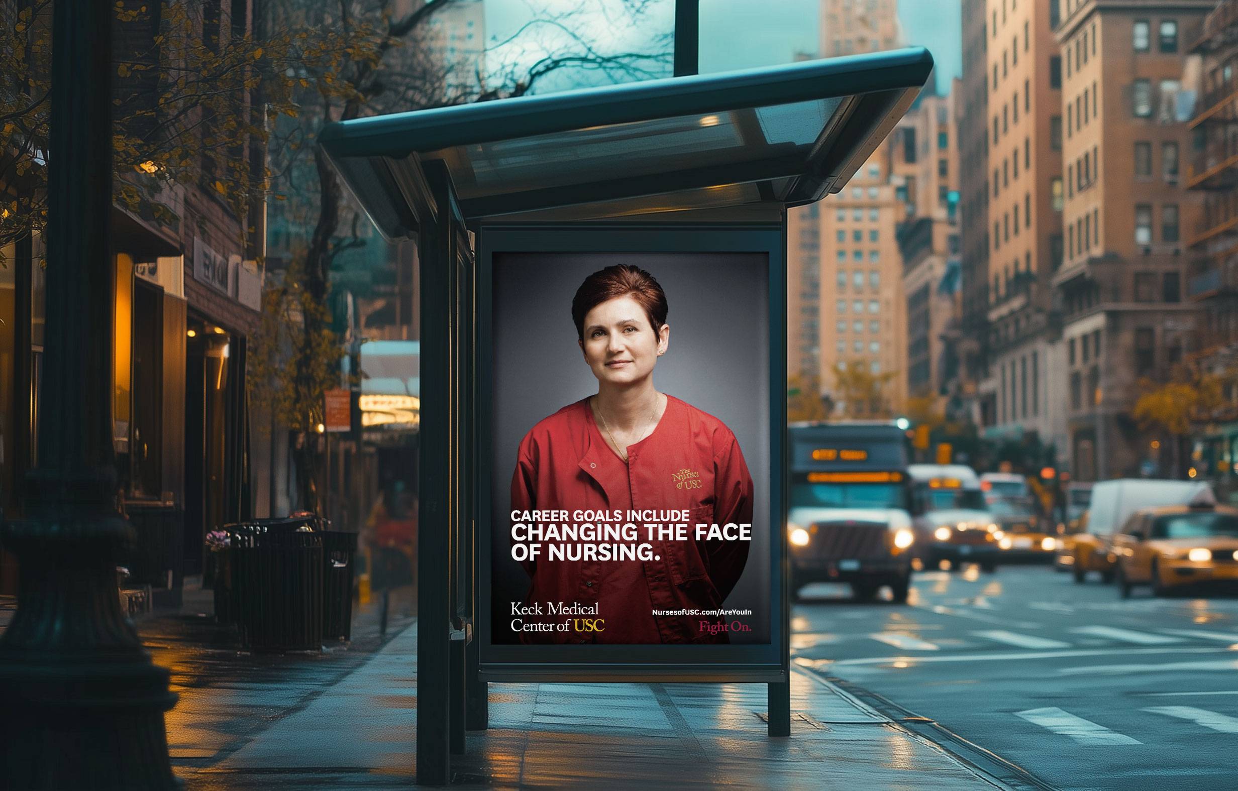 Are You In? Bus Shelter Signage